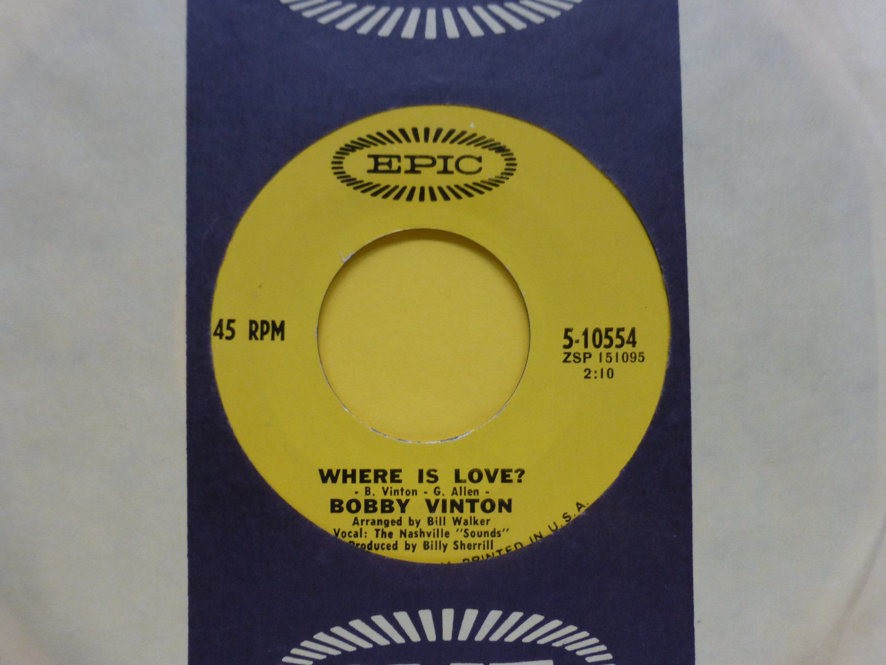 Dischi in vinile: Bobby Vinton – For All We Know – Usato da Zürich venduto da Swiss57 1