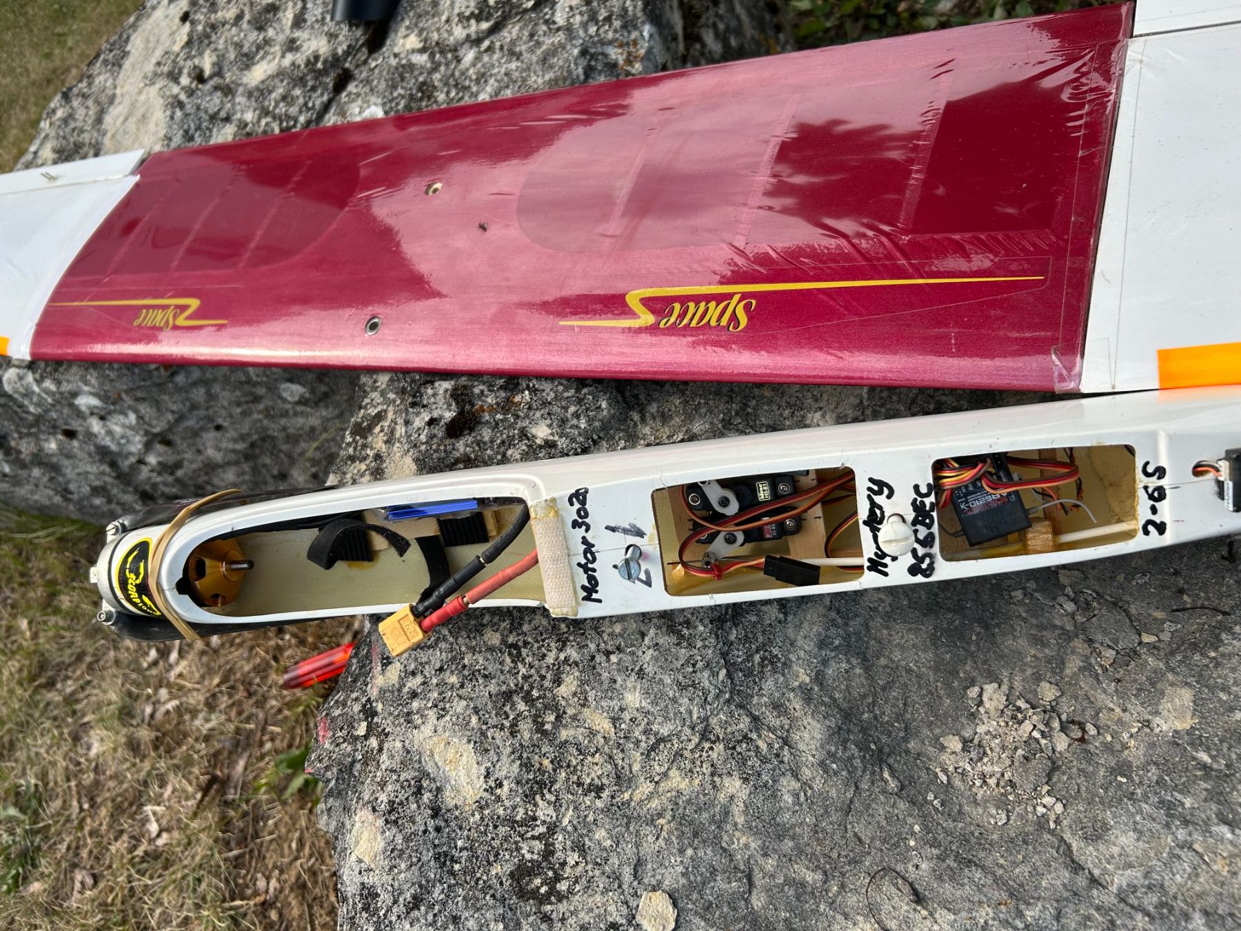 Hacker Modellismo RC: Space Segler RC-Flugzeug – Usato da Schaffhausen venduto da Gloeoenli 5