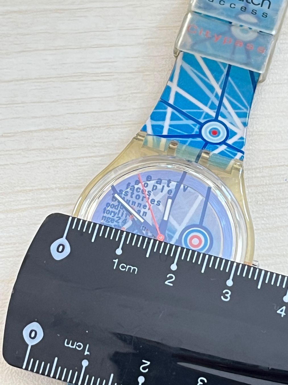 Swatch Orologi: Swatch Uhr, Blau/Weiss – Usato da Grenchen venduto da chththl 4
