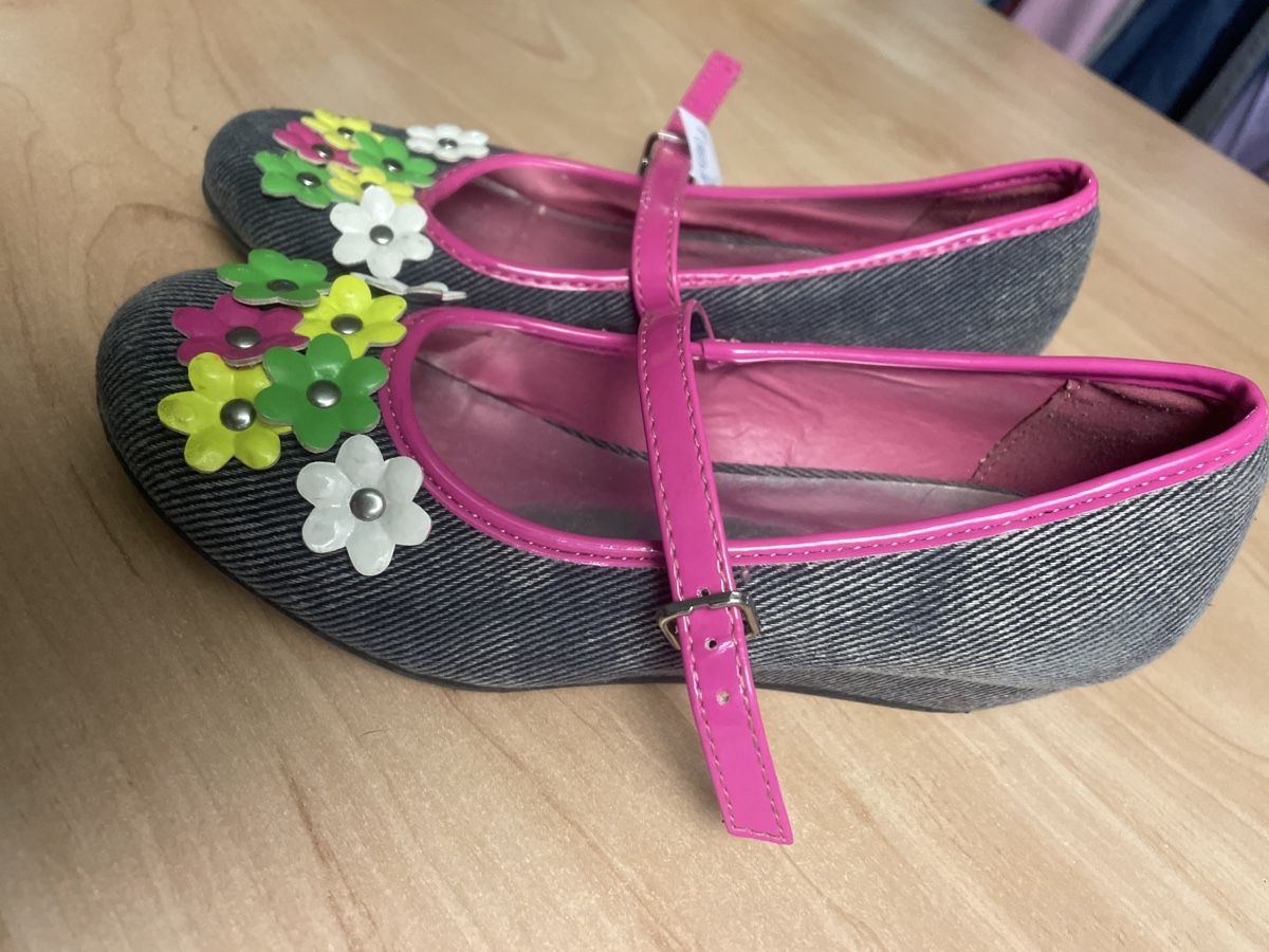 Graceland Scarpe per ragazze: Graceland Ballerina Stoff, Blumen, Gr. 35 – Usato da Obergerlafingen venduto da cabo4