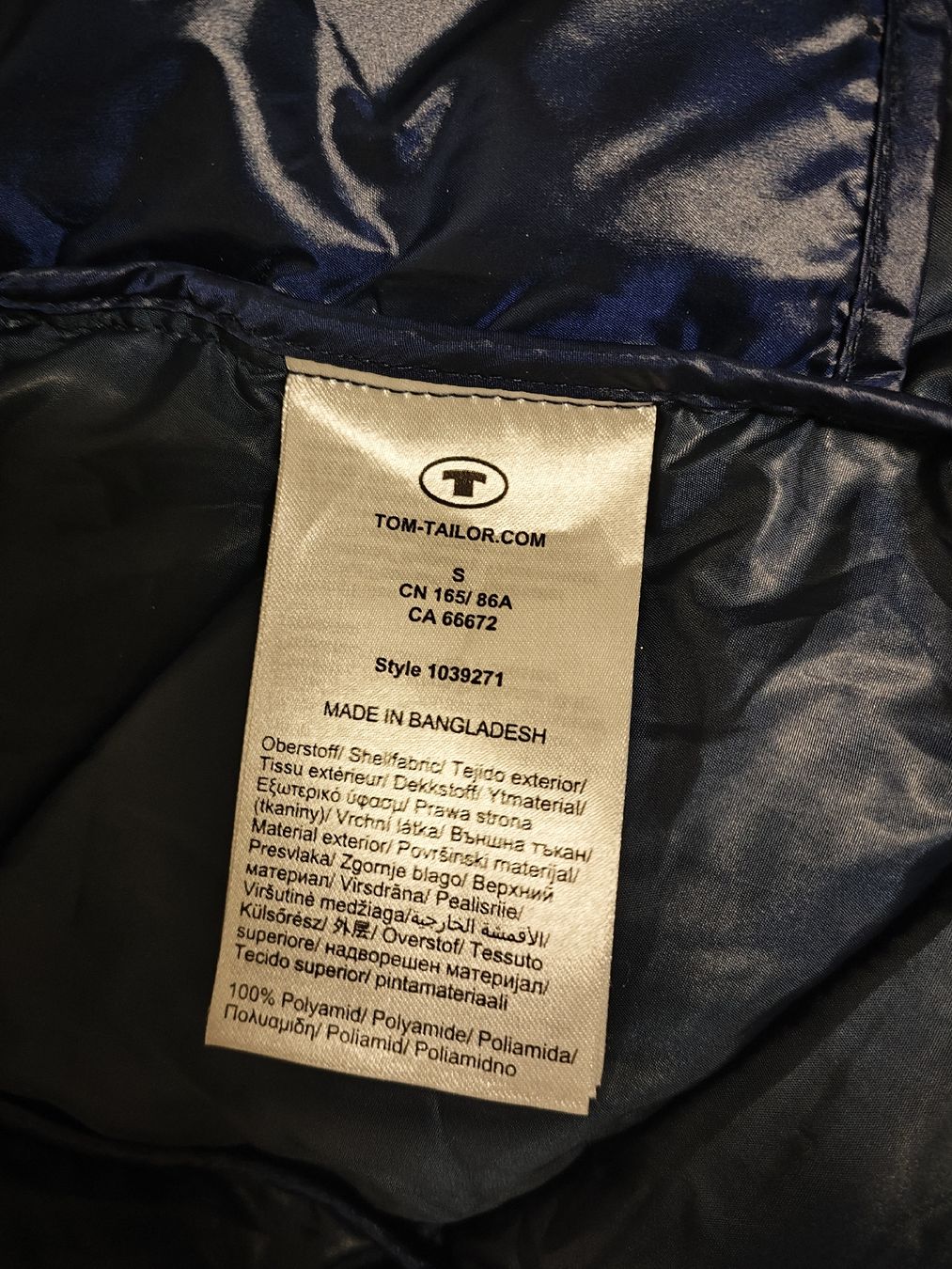 Tom Tailor Cappotti: Neu Tom Tailor Mantel Glanzblau 36 – Nuovo (secondo la descrizione) da Neuhausen venduto da JessIst 4