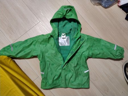 Gefütterte Regenjacke 110/116
