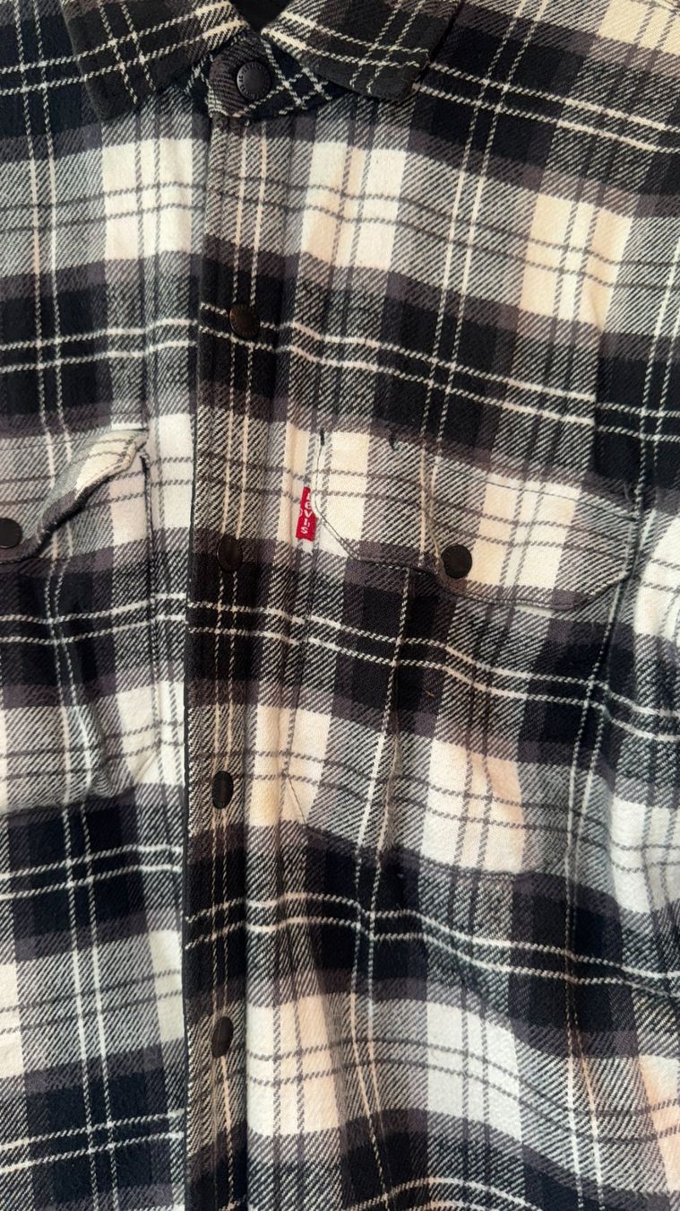 Levi's Jacken: Levi’s Jackson Reversible Shacket Schwarz Weiss Kariert – Gebraucht aus Winterthur von ram_zrj8 3
