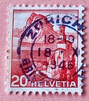 Nr.215 Landschaftsbilder Stempel  Zürich    
