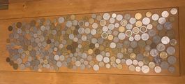 Lot de pièces de monnaie diverses, monnaies du monde