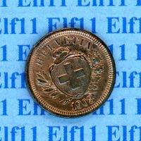 CHF___0.01 1903 stgl * nigelnagelneu! 1 Rappen