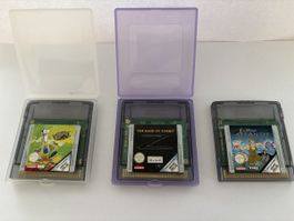 lot de trois jeux Game Boy Color