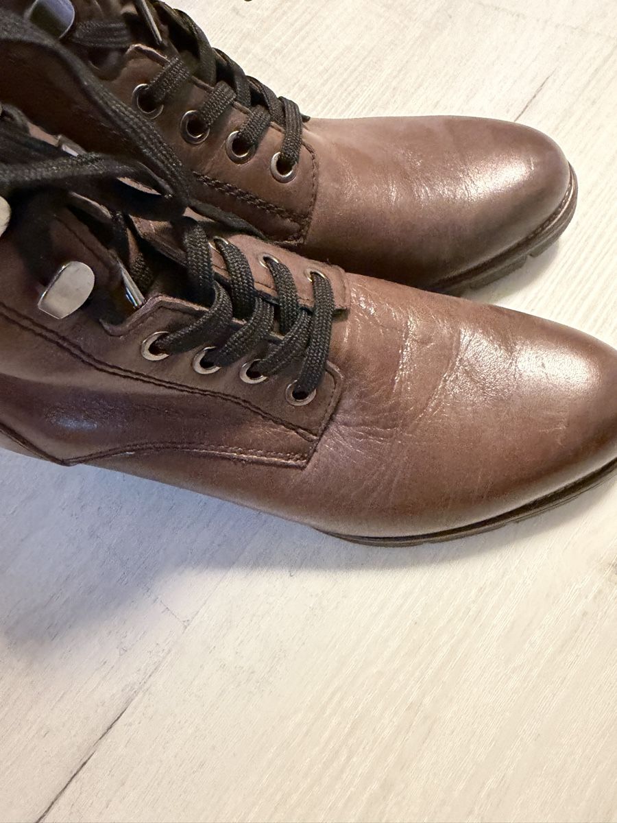 Tamaris Scarpe da donna: Tamaris Lederstiefeletten 38 – Nuovo (secondo la descrizione) da Scheuren venduto da dijamaNt12 4