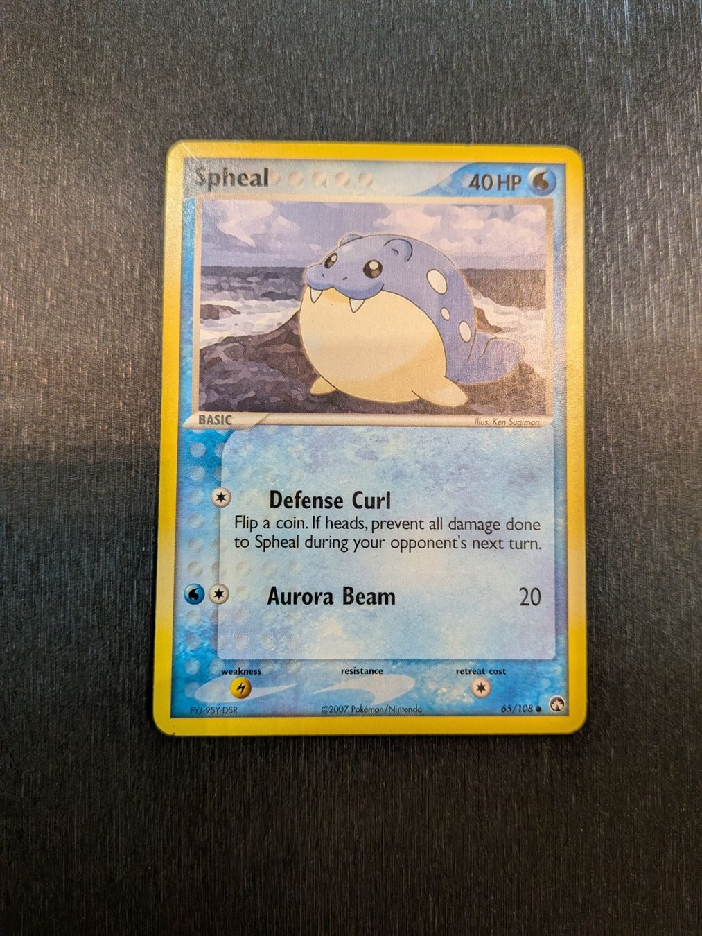 Pokémon Carte collezionabili: 2007 EX Power Keepers - Spheal 65/108 Ab 1 – Usato da Paradiso venduto da Pkmn10