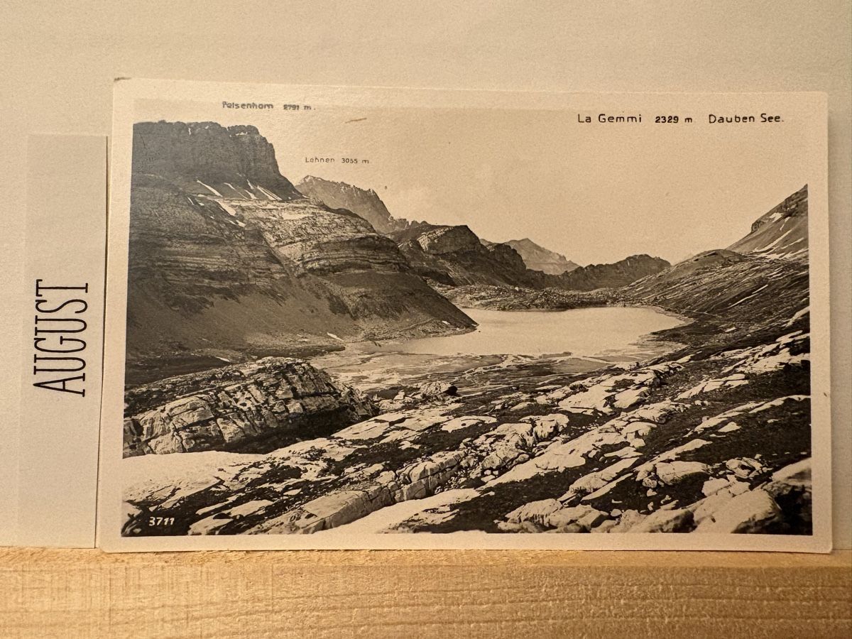 Cartoline postali: AK von Gemmi mit Dauben See – Usato da Rümlang venduto da Kartenpost1