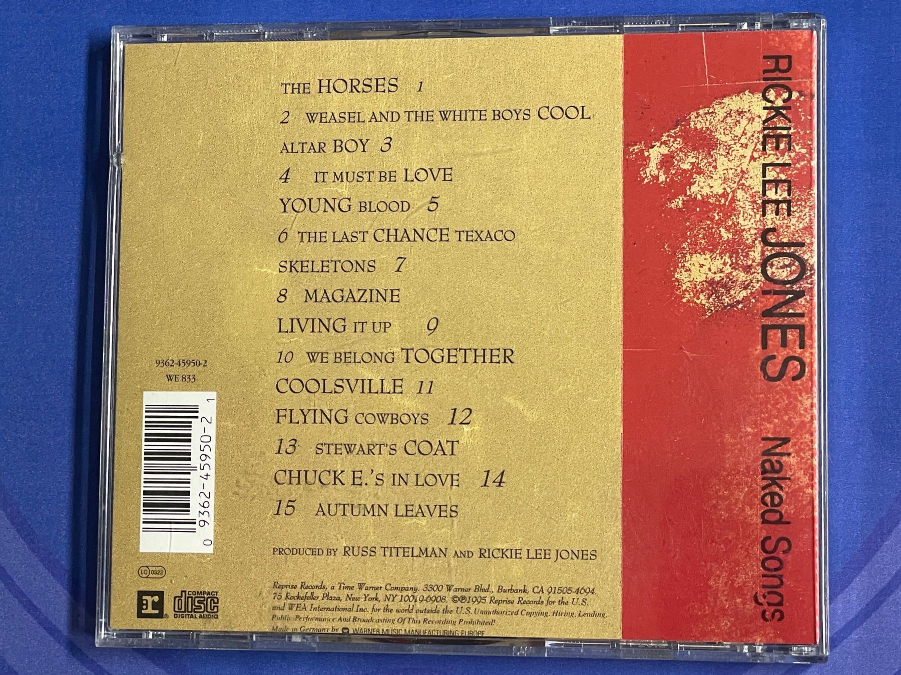 CD: Rickie Lee Jones – Usato da Muri b. Bern venduto da AdidasCollector 1