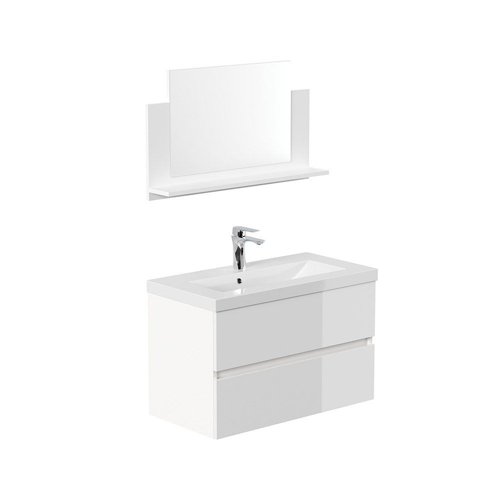 Mobili per bagno: Badmöbel WANGEN BIG Deluxe - M Weiss – Nuovo e nell'imballaggio originale da Wallenwil venduto da toesstal-vertrieb 2