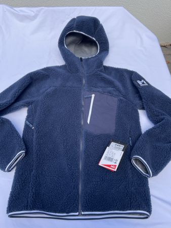 Millet Fleecejacke Kapuze Dunkelblau Grösse S Neu