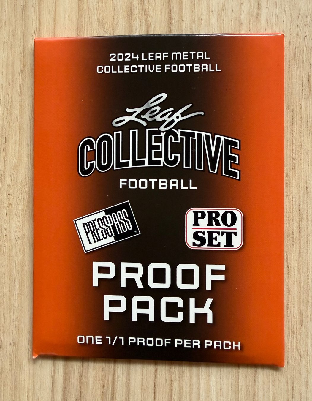 Carte collezionabili: Fabrikneu: Leaf Collective Football Proof Pack – Nuovo e nell'imballaggio originale da Zermatt venduto da Jduck