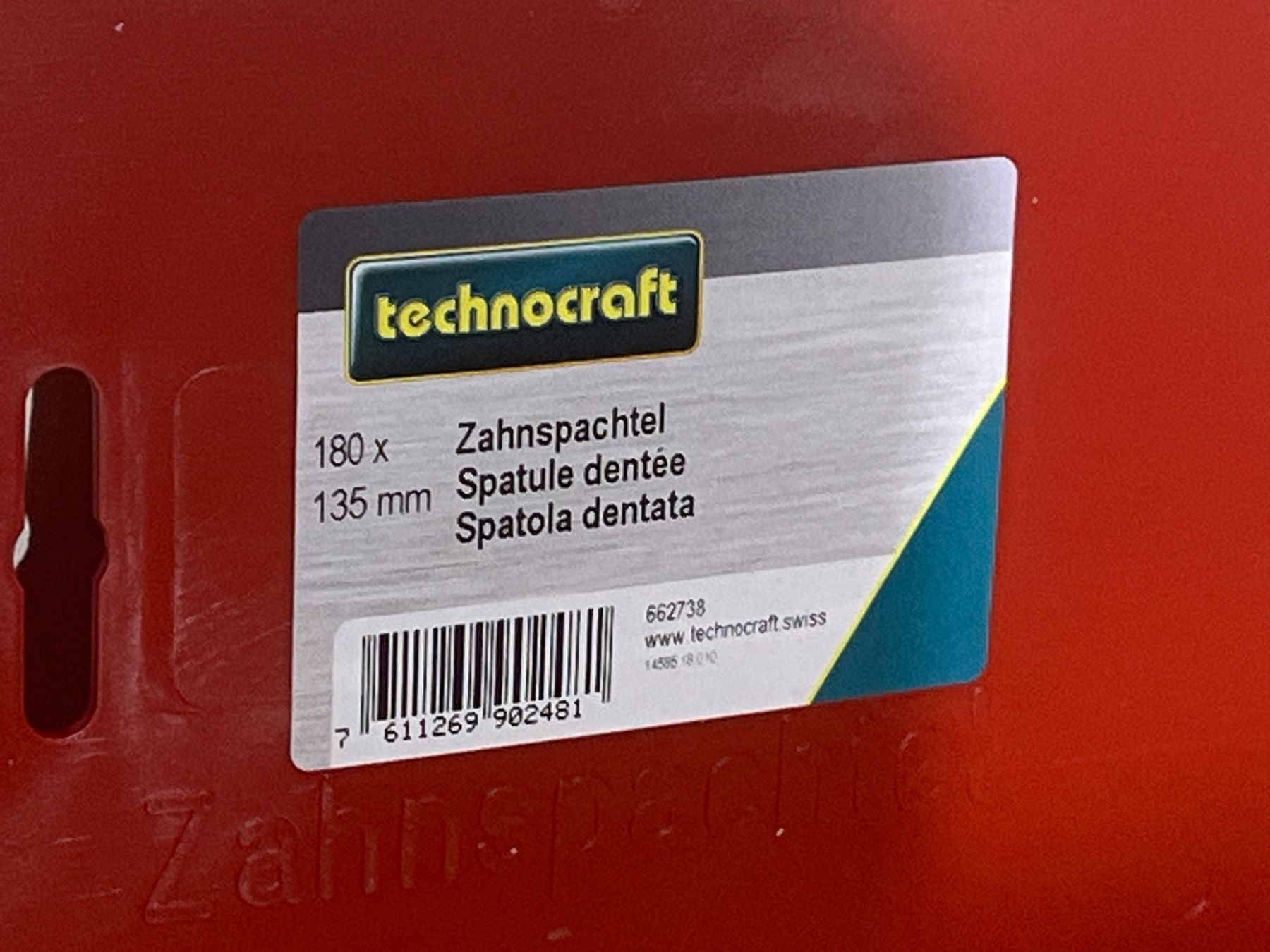 Technocraft Alle Werkzeuge: Technocraft Zahnspachtel – Neu und originalverpackt aus Tann von Mad_less 1