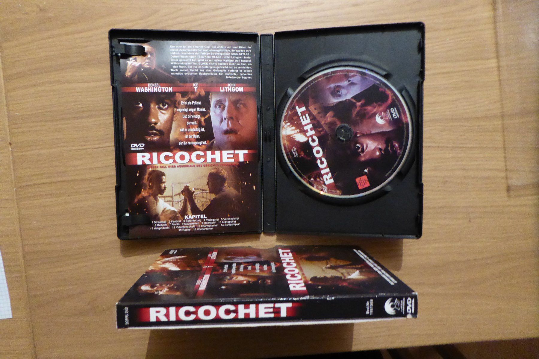 Tutti i DVDs: DVD Ricochet Denzel Washington Ice-T John Lithgow – Usato da Allschwil venduto da Summelsarium 4