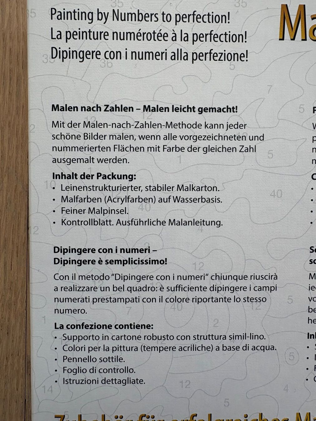 Kit bricolage: Malen nach Zahlen, Katze – Nuovo (secondo la descrizione) da Gossau SG venduto da Black-Queen 5