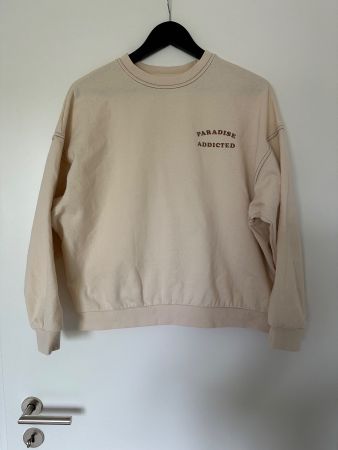 Even&Odd Damen Sweatshirt Gr. M Offwhite/Braun – Pullover