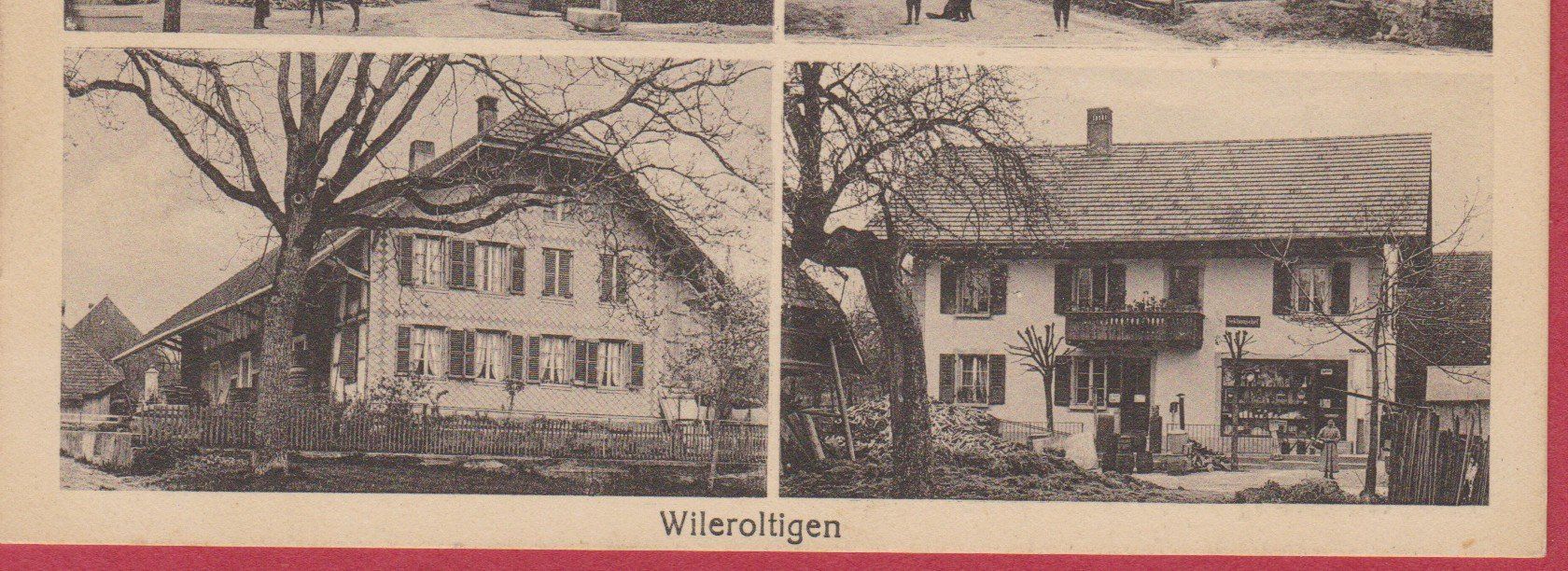 Cartoline postali: Wileroltigen  BE   :   alte 4-Bild - Ansichtskarte um 1920 – Usato da Vitznau venduto da Ropaku 2