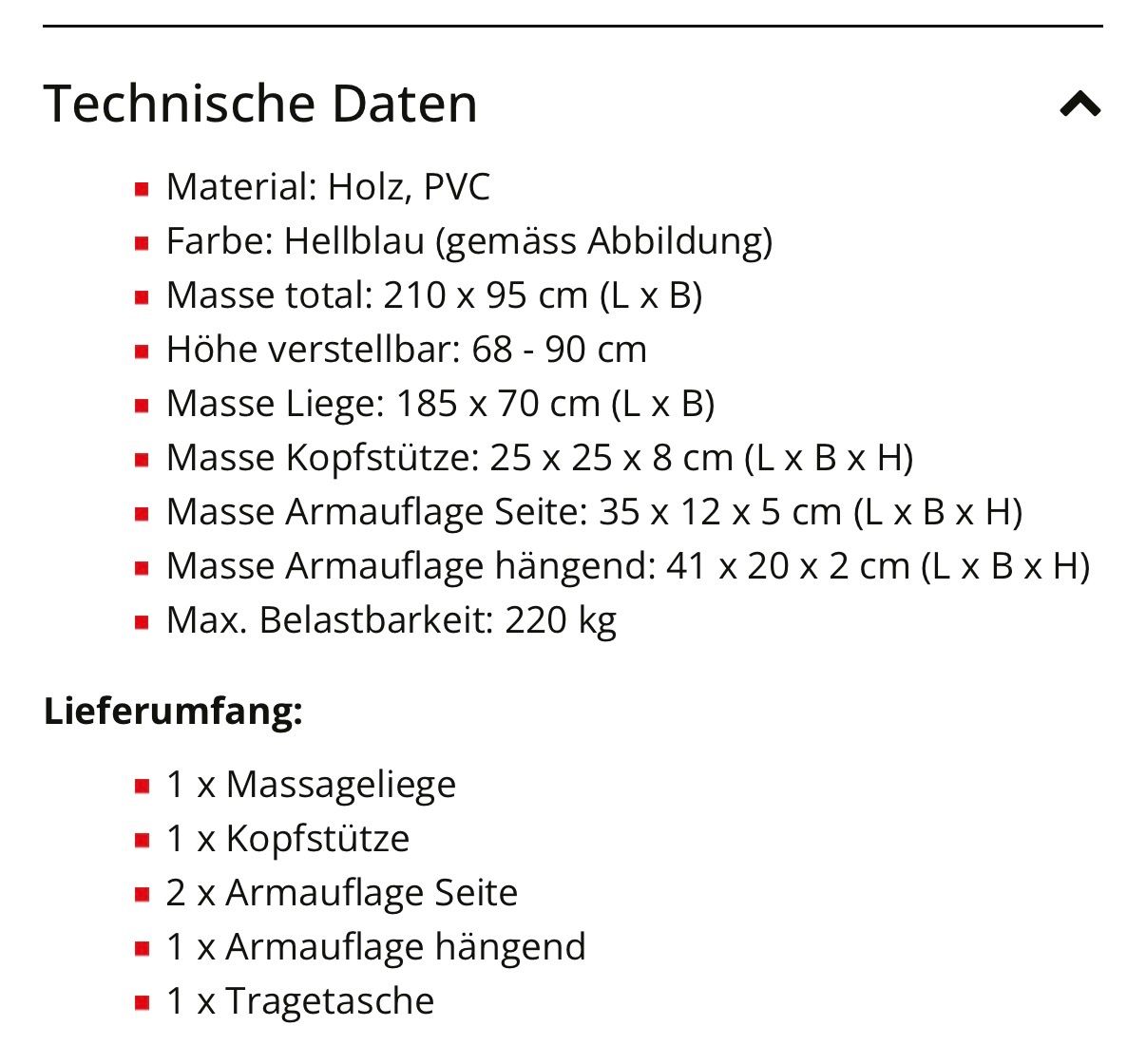 Chaises longues: Massageliege Hellblau mit Transporttasche neuwertig – D'occasion à Wädenswil par Fofi3 2