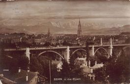 Bern, gelaufen Feldpost FÜS.-KOMP. I/26