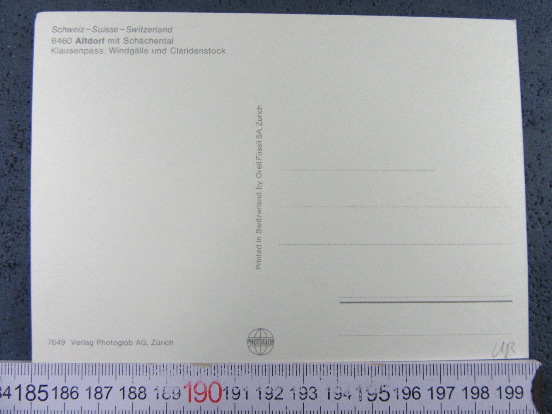 Cartoline postali: Altdorf Schächental LUFTBILD URI AK – Usato da Ettingen venduto da Hausi4711 2