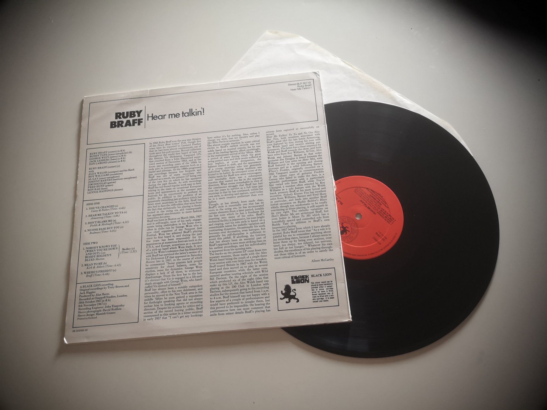 Schallplatten: Ruby Braff - Hear me talkin'! – Neu (gemäss Beschreibung) aus Grafenried von House-of-Oldies 1