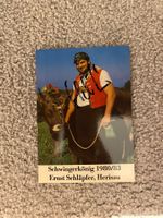 Schwingerkönig Ernst Schläpfer Autogramm-Karte