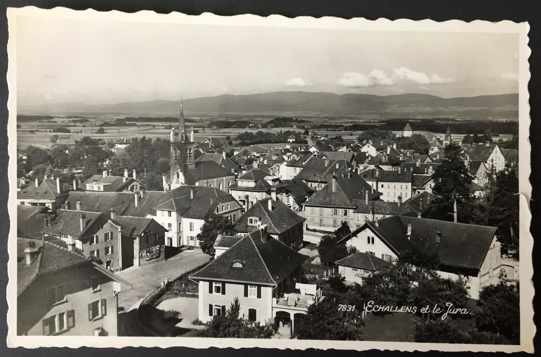 Ansichtskarten: ECHALLENS et le Jura – Gebraucht aus Jona von philajona