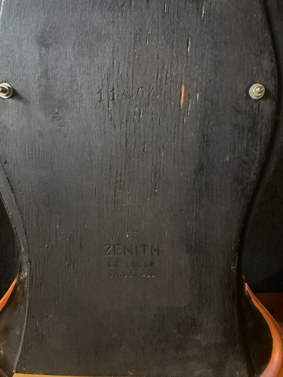 Zenith Orologi da terra & Orologi da parete: Antike Zenith Pendeluhr, Holz, Blattgold – Usato da Wangen an der Aare venduto da Thedog 4