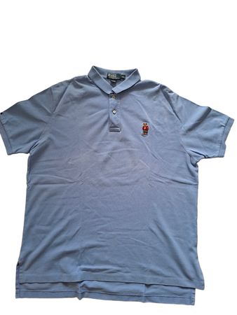 Polo Ralph Lauren XXL, bleu ciel, ours iconique sympa!