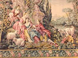 Gobelin Tapestry Tapisserie  140x138cm Antik