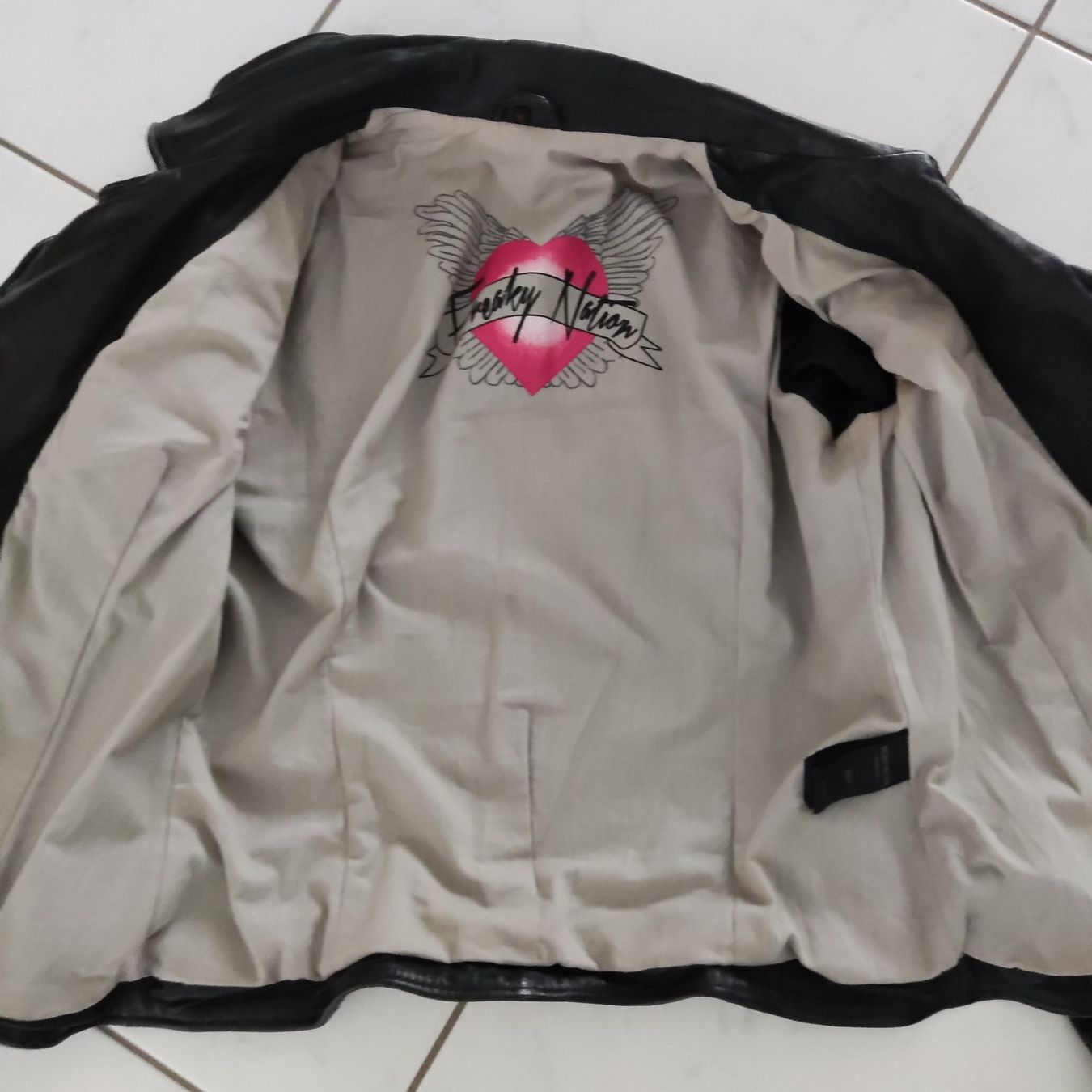 Giacche: Freaky Nation Lederjacke Gr M schwarz – Usato da Obernau venduto da Maracast 3