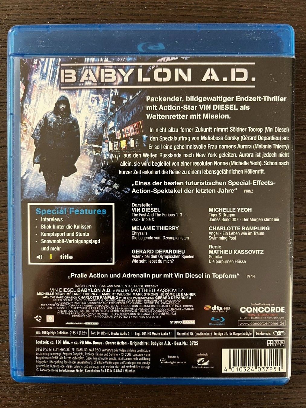 Tutti i DVDs: Babylon A. D. – Usato da Zürich venduto da Blu-ray_ZH 1