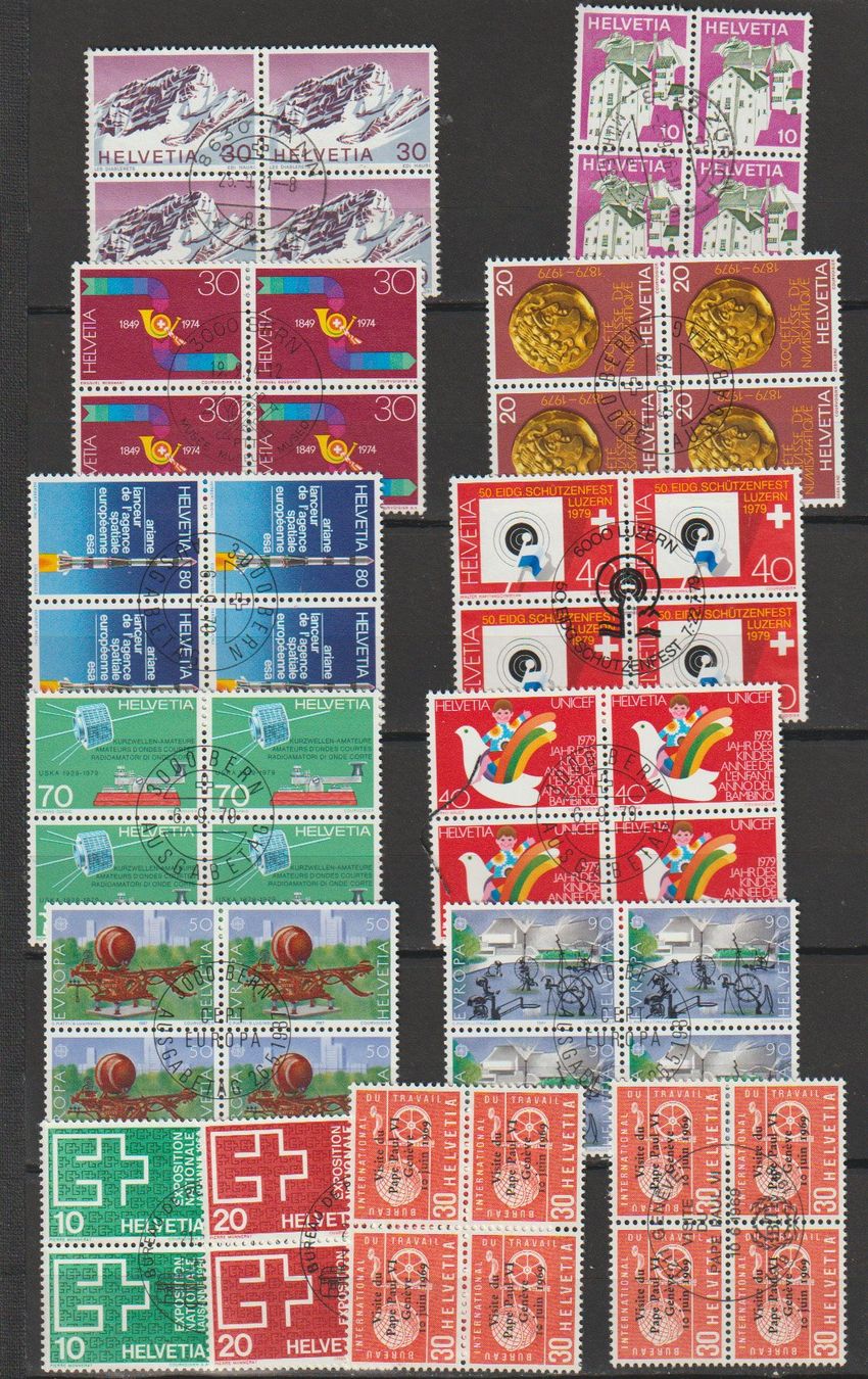 Tous les timbres: Collection de timbres suisses, variété – D'occasion à Crans-Montana par kira56 1