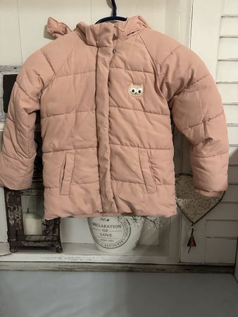 Manor Baby Winterjacke Gr. 98 – Rosa mit Kapuze