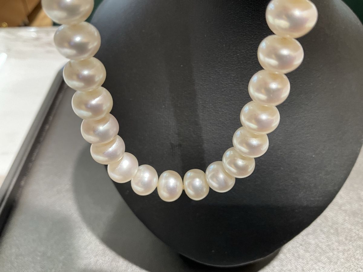 Catenine: Perlenkette 18k Weißgold – Usato da Schaffhausen venduto da glamour-shop 1