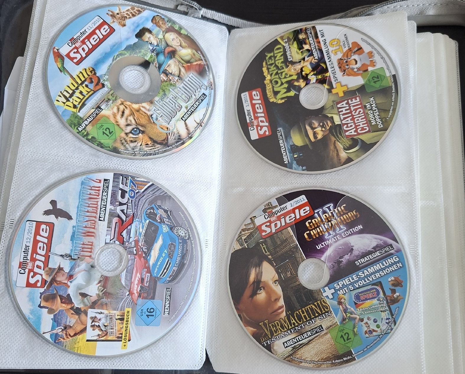 CD & DVD vergini: ComputerBild Spiele CD's Sammlung – Usato da Schafisheim venduto da piiep_17 6