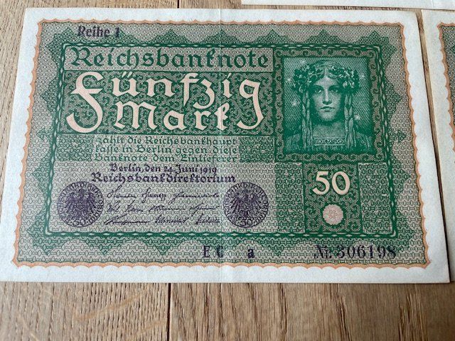Banconote: Reichsbanknoten 50 Mark – Usato da Herisau venduto da ErWi9100 2