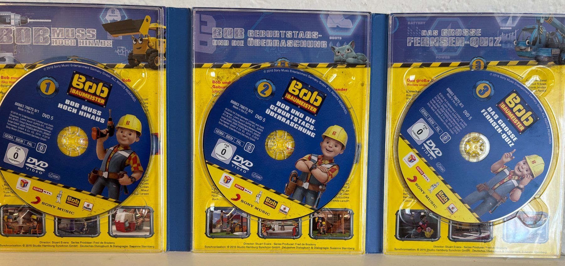 Tutti i DVDs: Bob der Baumeister DVDs – Usato da Zürich venduto da IlkaK 2