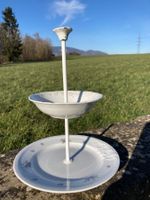 Etagere romantischer Shabby Chic look mit Metallkopf