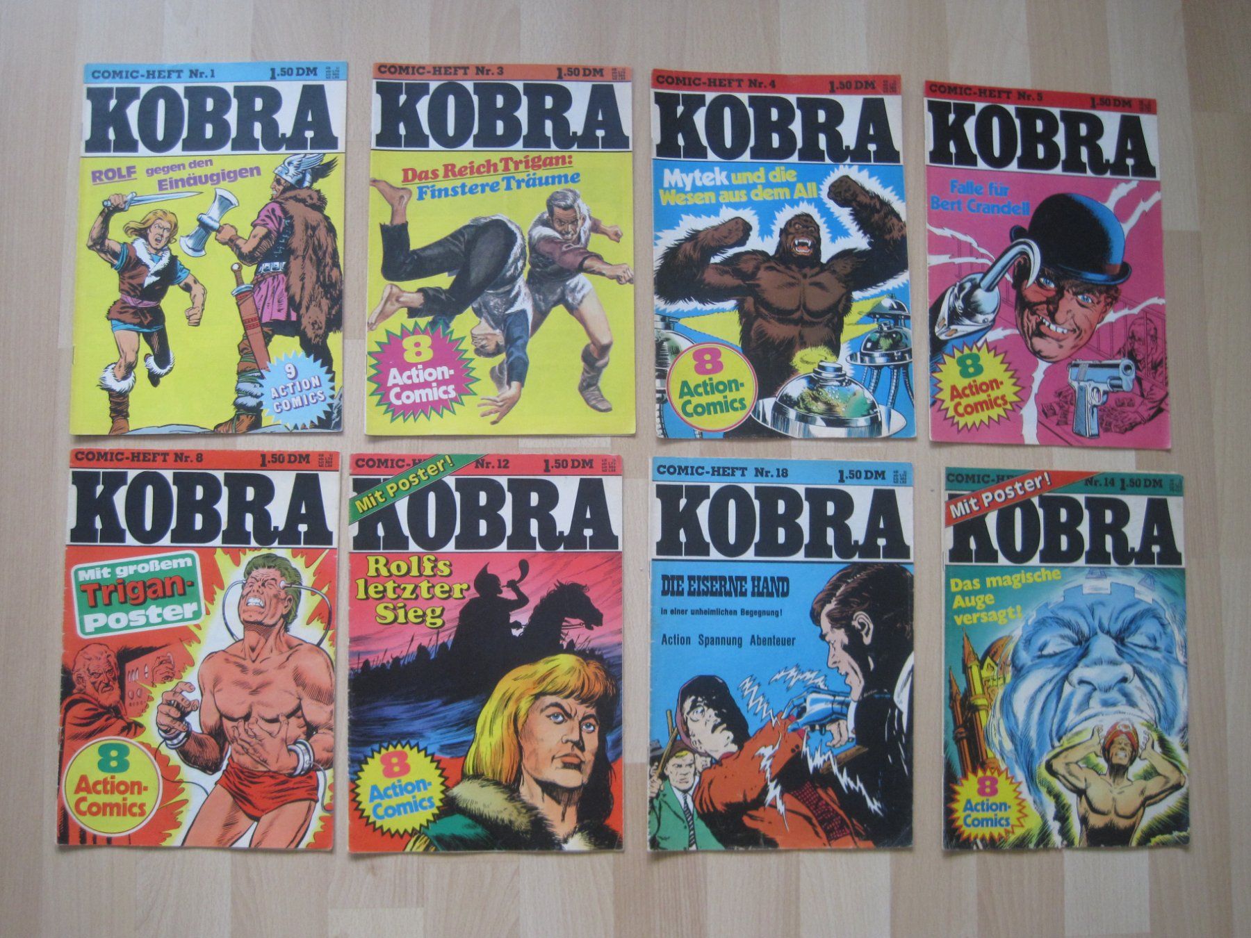 Comics: KOBRA Eiserne Hand Storm Archie 1978 Comic LOT Z – Gebraucht aus Gossau SG von Noryflory