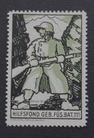 Soldatenmarken - Geb Füsilier Bat 111 - Wi Inf 550 - postfr.