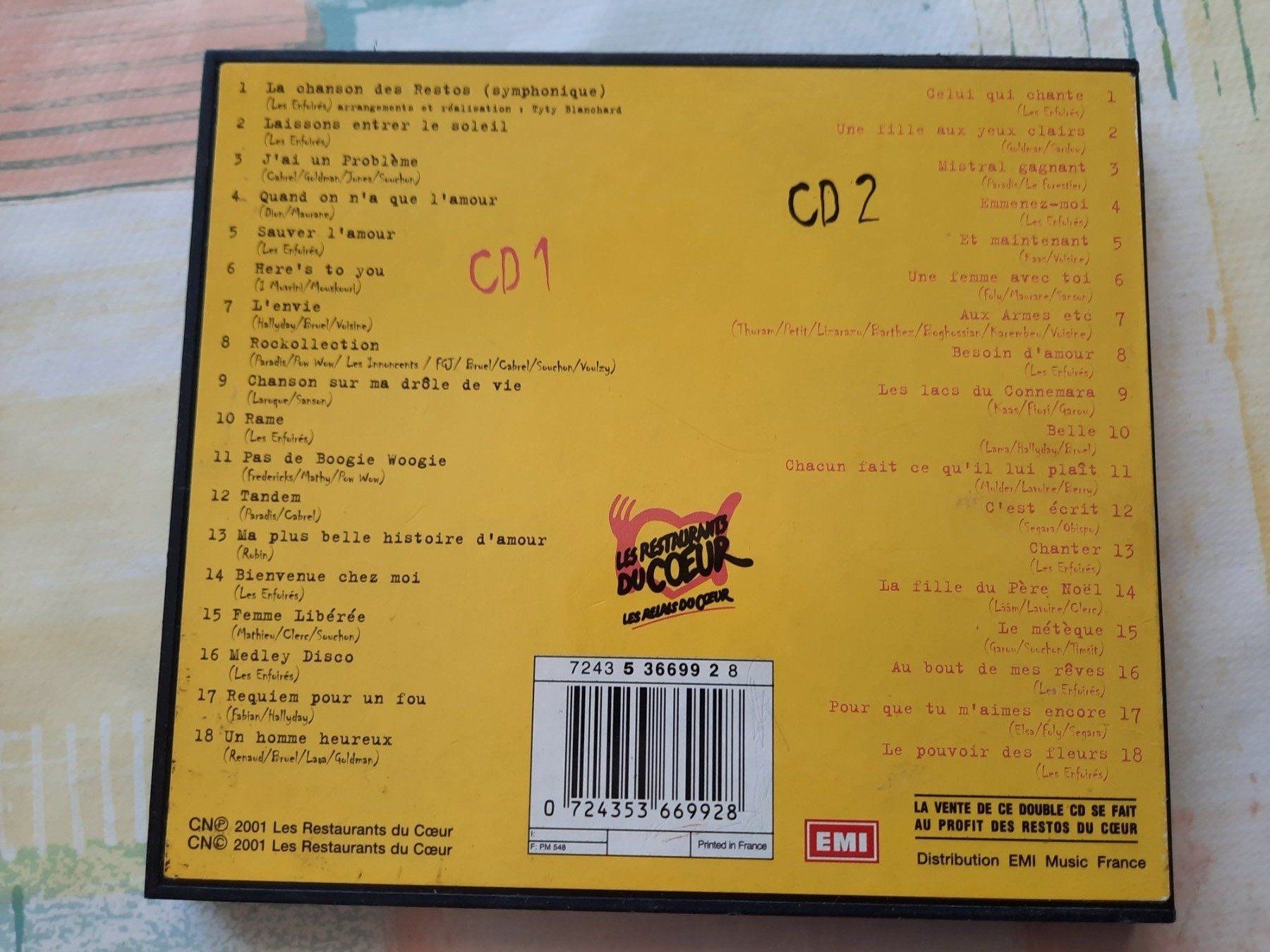 CDs: CD Les Enfoirés - La compil volume 2 – Gebraucht aus Pully von bro_n52j 1