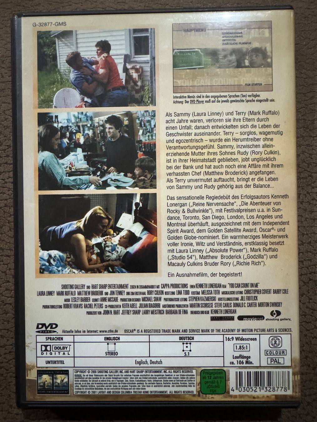 Tutti i DVDs: You can count on me – Usato da Dietikon venduto da MuNathy 1