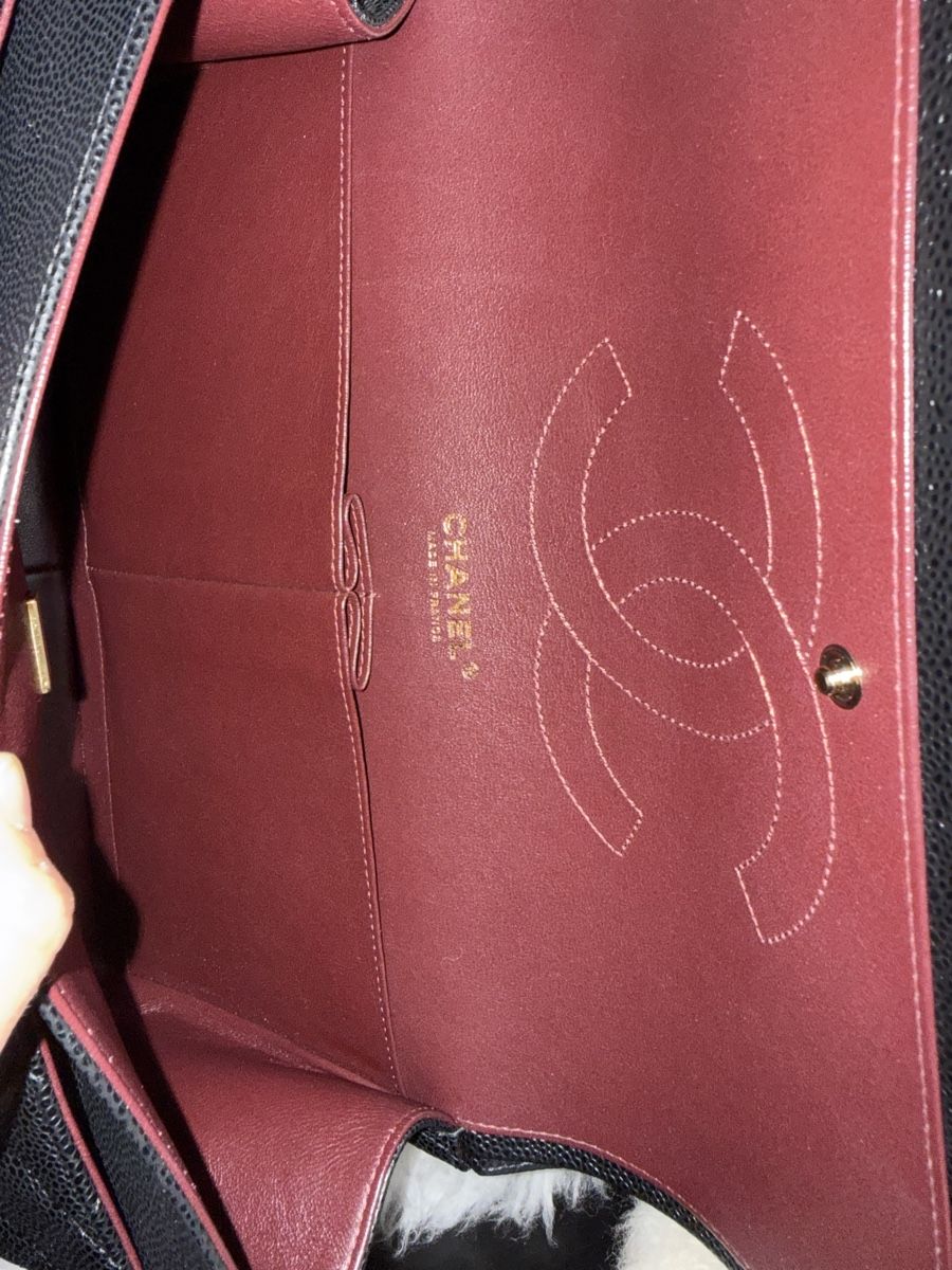 Chanel Borse da donna: Chanel large classic double flap, black caviar leather – Nuovo (secondo la descrizione) da Adliswil venduto da mun_k9pf 3