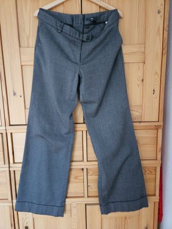 H&M Marlene Hose, Grau, Grösse 40