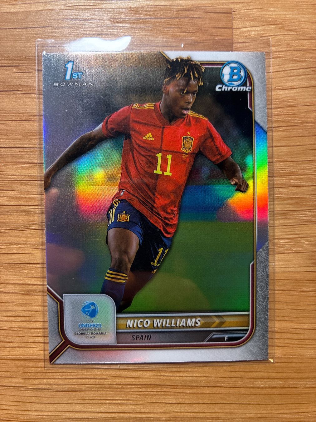 Topps Carte collezionabili: Topps Bowman Chrome 1st Nico Williams Spanien Refractor – Usato da Wangenried venduto da Garagara