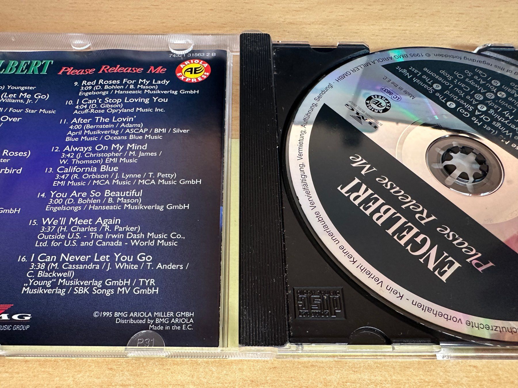 CDs: Engelbert – Please Release Me – D'occasion à Rikon im Tösstal par Alpenmutz 2