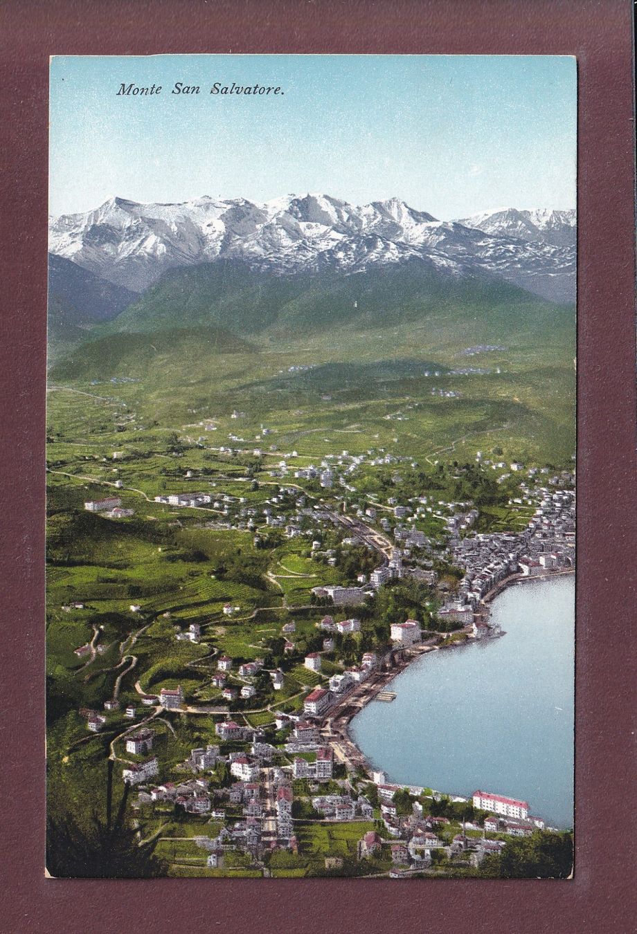 Cartes postales: LUGANO dal Monte San Salvatore – D'occasion à Pully par nicecards